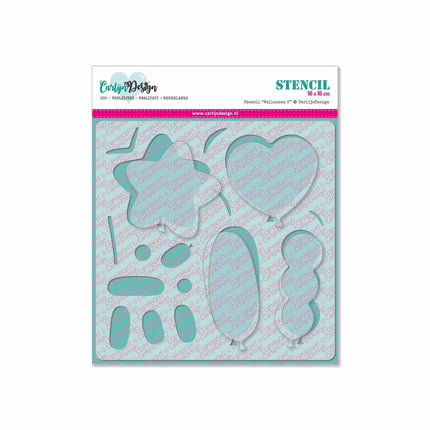 CarlijnDesign Ballonnen 2 stencil CDSC-0004