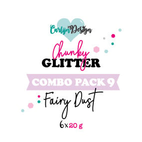 CarlijnDesign CDCP-0009 Chunky glitter COMBO PACK 9 Fairy Dust 6x