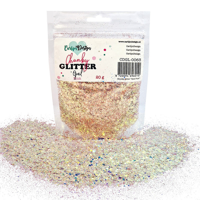 CarlijnDesign CDGL-0063 Chunky glitter Opal Pink