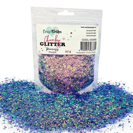 CarlijnDesign CDGL-0095 Chunky glitter Princess Purple