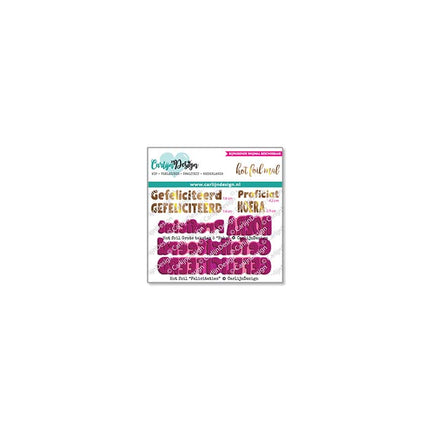 CarlijnDesign Hot foil Felicitaties CDHF-0065