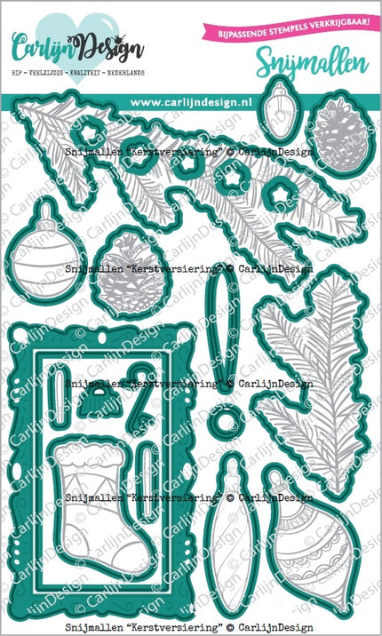 CarlijnDesign Snijmallen Kerstversiering CDSN-0280