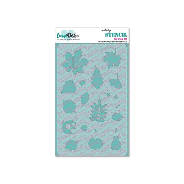 CarlijnDesign Stencil Herfstgroetjes CDSC-0037