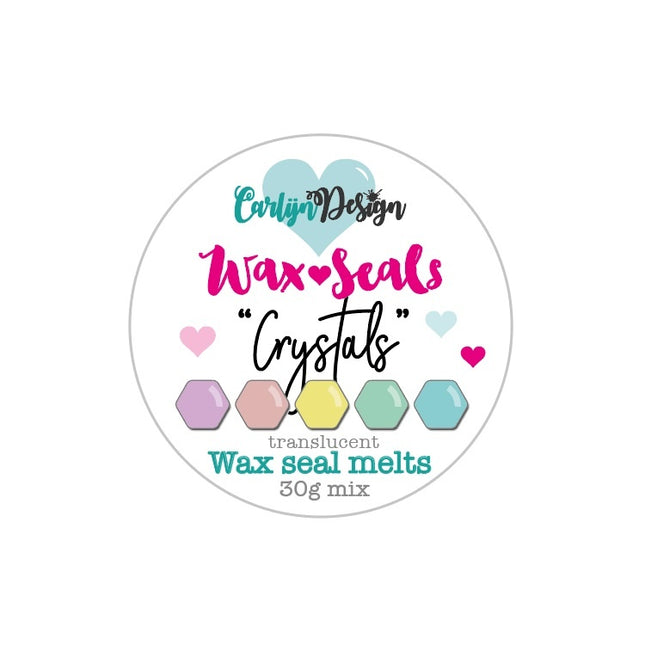 CarlijnDesign Waxzegel melts Crystals CDWX-0063