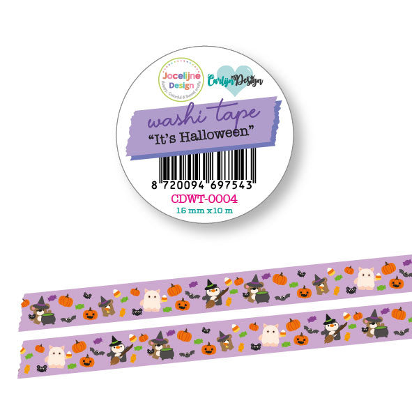 Jocelijne Design Washi tape It's Halloween CDWT-0004